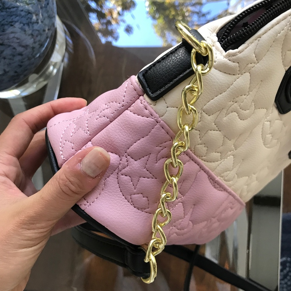 BETSEY JOHNSON Cream/Taupe Unicorn Kitty Bag! 🦄🐱 - Picture 8 of 8